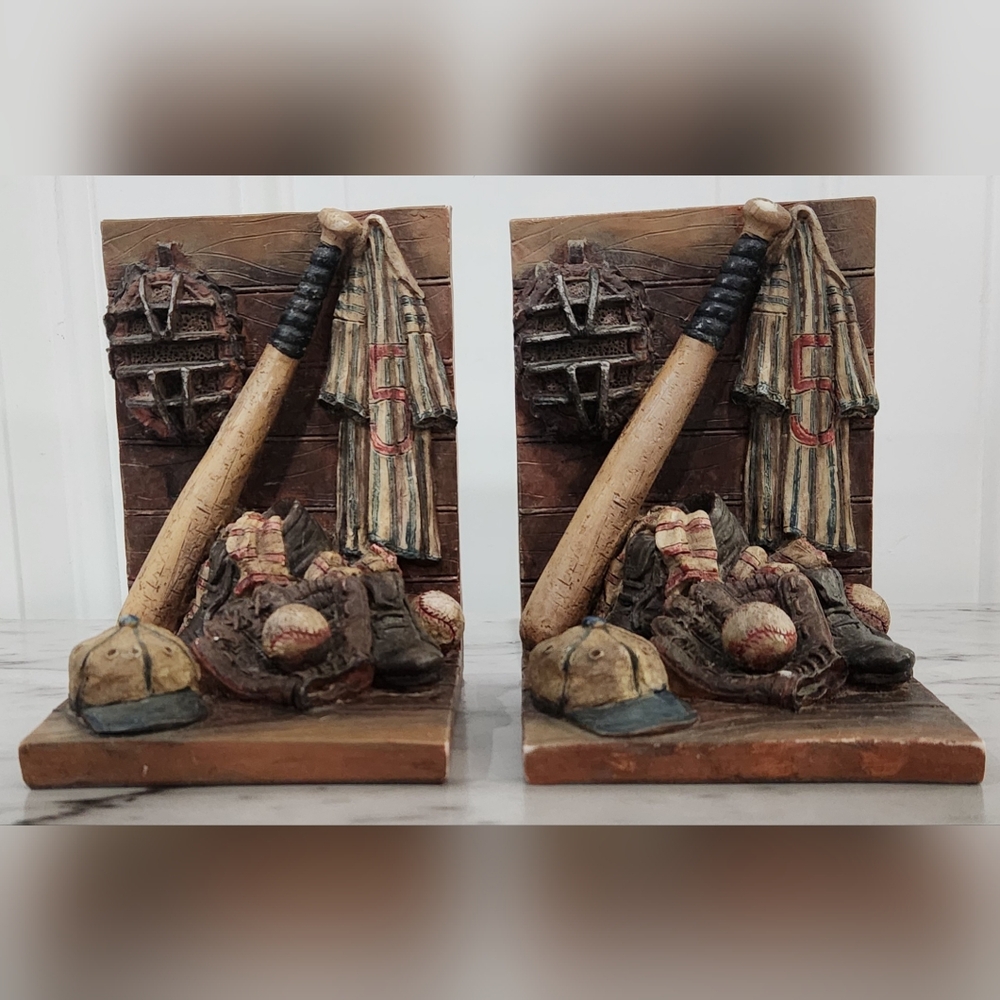Nostalgia Baseball book ends